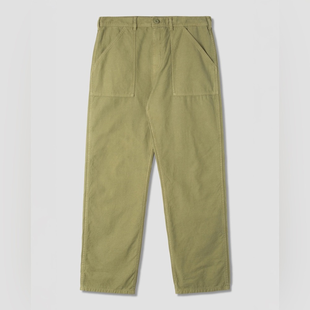 Stan Ray Men’s Fat Pant in Olive Sateen